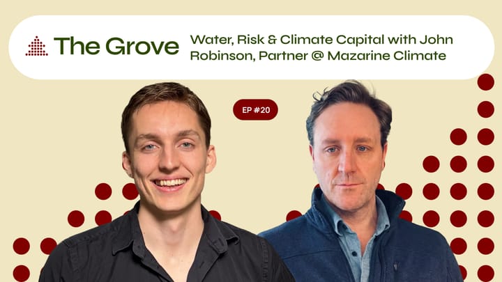 What is the 'The Water Industry'? John Robinson w/Mazarine Climate