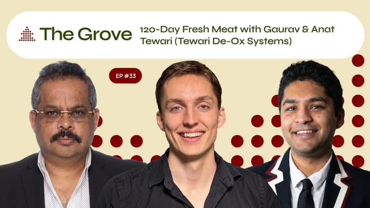 Father-Son Startup Saving the  Meat Industry // Gaurav & Anat Tewari w/Tewari De-Ox Systems